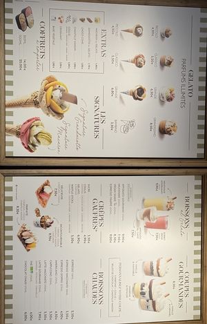   at Amorino - L'ile Saint Louis  in Paris