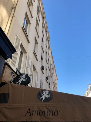 Amorino logo at Amorino - Cler in Paris