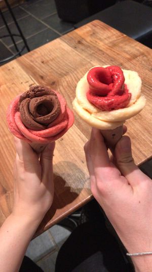 Delicious vegan ice cream  at Amorino -  Abbesses in Paris