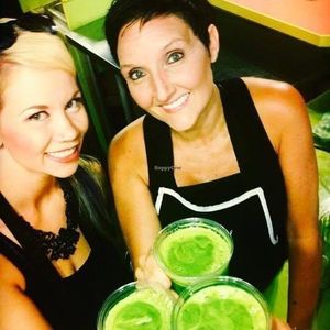 Come and try some of our Green Goddess Juice.  We have several fresh juice recipes to choose from. at Juicy's Wellness Cafe  in Mcminnville