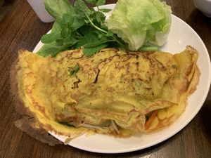 Veg pancake. Delicious!  at Viet Kitchen in Footscray
