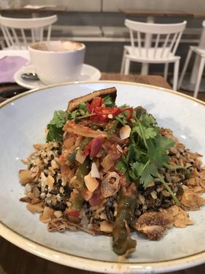 Satay bowl  at Pickle In The Middle in Unley