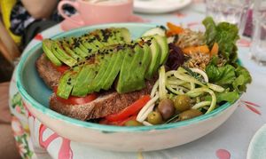 Avocado on toast at Verdeteja in Mallorca