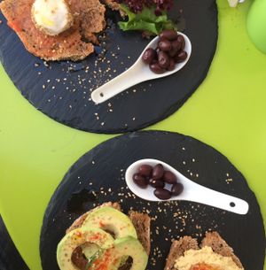 tostadas   at Verdeteja in Mallorca