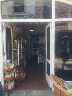 Inside the store at Verdeteja in Mallorca