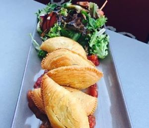 Mini Curry Puffs at Cracked Pepper Restaurant in Frankston