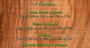 Horario del Bar Zona Verde at Zona Verde in Salamanca
