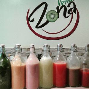 Zumos y batidos Naturales at Zona Verde in Salamanca