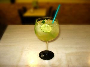 Beida refrescante de limón y lima at Zona Verde in Salamanca