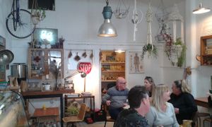 interior at Grey Gardens Cafe in Hamilton