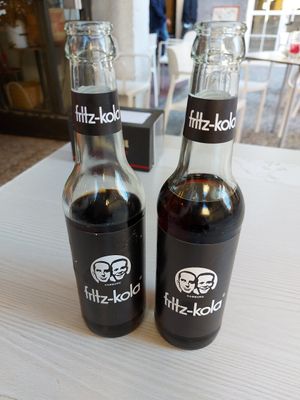Fritz kola at Bar Gallo in Zaragoza