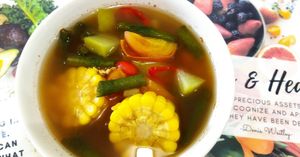 Sour vegetables/ Sayur asem at Mai3 Veggie Kitchen - Raya Tuban in Kuta