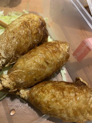 Sugar cane drumb sticks  at Mai3 Veggie Kitchen - Raya Tuban in Kuta