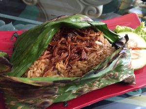 roasted rice at Mai3 Veggie Kitchen - Raya Tuban in Kuta