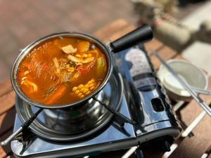 Spicy Ma La Hotpot at Mai3 Veggie Kitchen - Raya Tuban in Kuta