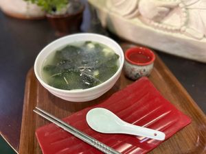 Soup seaweed tofu at Mai3 Veggie Kitchen - Raya Tuban in Kuta