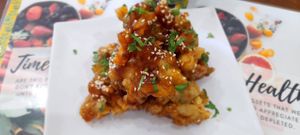 Vegan Oyster Mushroom Teriyaki  at Mai3 Veggie Kitchen - Raya Tuban in Kuta