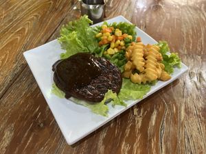 Vegan Steak Jackfruit  at Mai3 Veggie Kitchen - Raya Tuban in Kuta