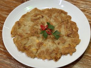 Mushrooms pancake   at Mai3 Veggie Kitchen - Raya Tuban in Kuta