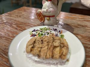 Fillet King Oyster Mushrooms   at Mai3 Veggie Kitchen - Raya Tuban in Kuta