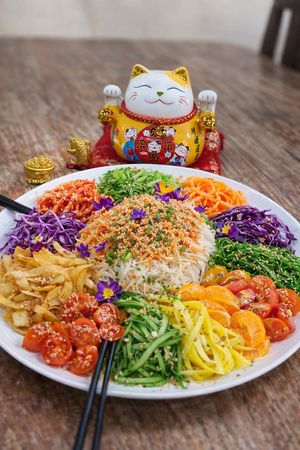 Yee Sang   at Mai3 Veggie Kitchen - Raya Tuban in Kuta