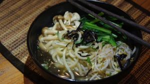POTATO NOODLE SOUP at Mai3 Veggie Kitchen - Raya Tuban in Kuta