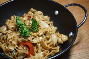 BLACK PEPPER NOODLE at Mai3 Veggie Kitchen - Raya Tuban in Kuta