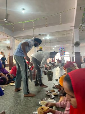   at Golden Temple in Amritsar