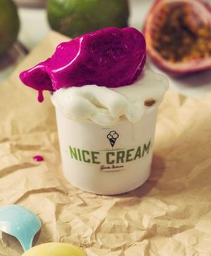 Enjoy it before it melts and have a nice cream! at Nice Cream in Taipei