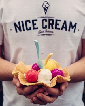 Nice Cream taste better when it's shared  at Nice Cream in Taipei