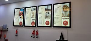 Menu, summer 2024 at Nice Cream in Taipei