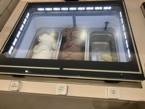 Soy milk, chocolate, kiwi sorbet at Nice Cream in Taipei