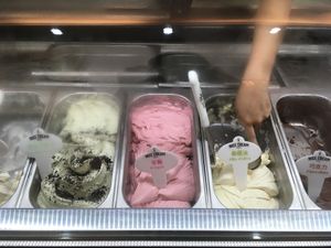 Selections of the day at Nice Cream in Taipei