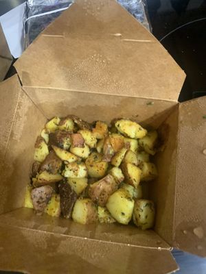 Potatoes were so good seasoned to perfection   at The Gold Standard Cafe in Philadelphia