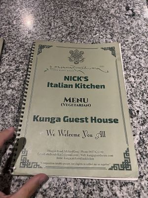 Menu  at Nick's Italian Kitchen in Dharamshala