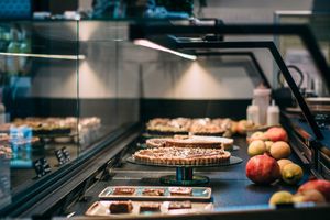 We are offering a variety of raw vegan cakes.  at Mom's Table  in Augsburg