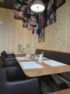 in the restaurant at Jay & Jay in Saarbrucken