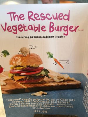 Seasonal Vegan Burger  at Mendocino Farms in Brea