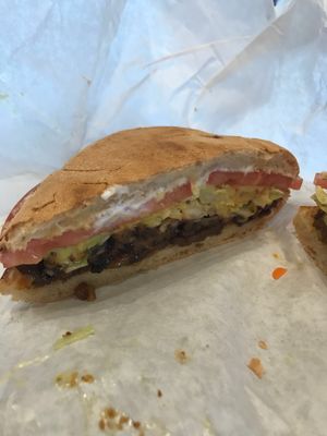 BBQ Tempeh Picnic Sandwich  at Mendocino Farms in Brea