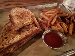 Kimchi Grilled Cheese at The Beer Plant in Austin
