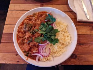 Beer Plant Curry. at The Beer Plant in Austin