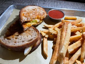 Kimchi Grilled Cheese at The Beer Plant in Austin