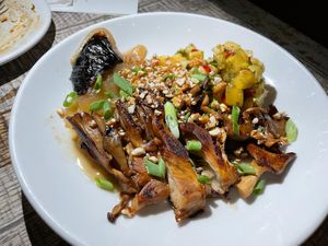 Mushroom Steak (a special, not on the regular menu). at The Beer Plant in Austin
