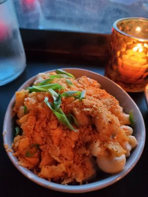 Mac n cheese side at The Beer Plant in Austin