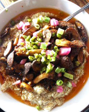 Oyster grits  at The Beer Plant in Austin