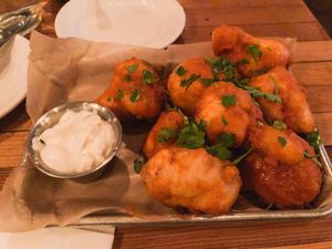 Buffalo cauliflower wings   at The Beer Plant in Austin