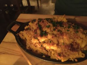 Homemade Mac & Cheese! at The Beer Plant in Austin