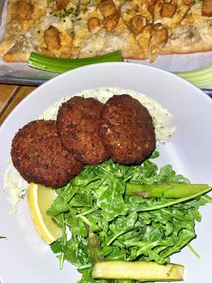 Crab cakes   at The Beer Plant in Austin