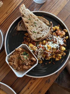 Mexican Scramble  at The Beer Plant in Austin