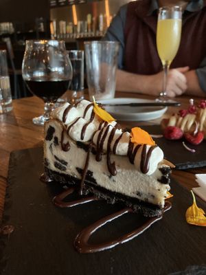 Oreo cheesecake  at The Beer Plant in Austin